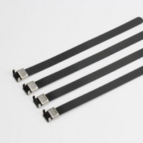 L Type PVC coated stainless steel cable tie